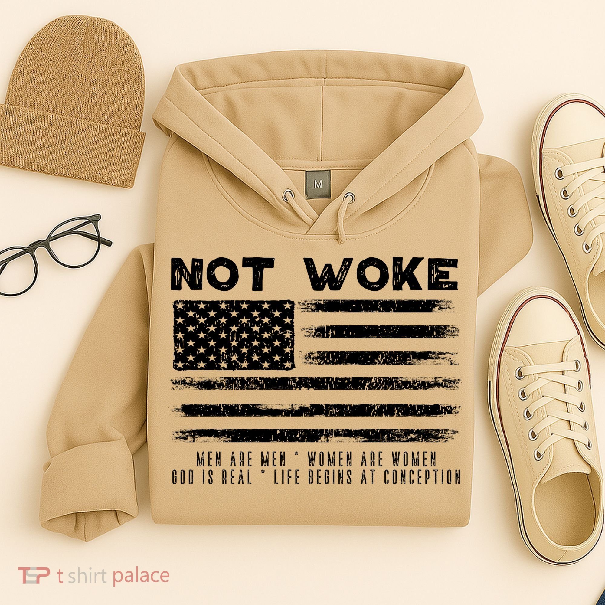 Conservative Not Woke 15 Hoodie
