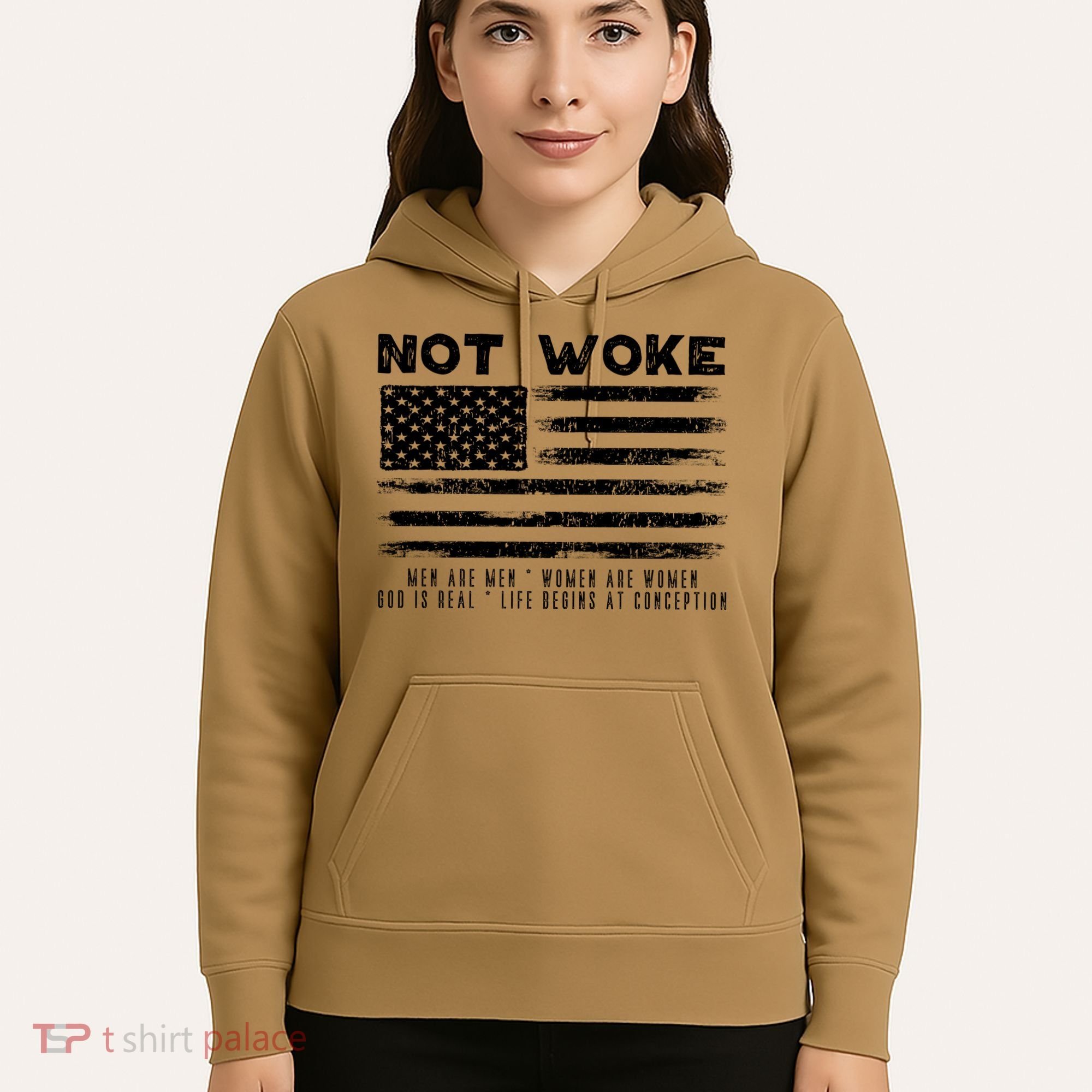 Conservative Not Woke 15 Hoodie