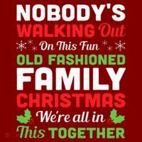 Christmas NobodyS Walking Out On This Fun Old Fashioned Hat thumb 2
