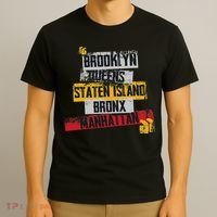 Cool New York City 5 Boroughs, New York City Illustration T-Shirt thumb 3