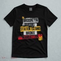 Cool New York City 5 Boroughs, New York City Illustration T-Shirt thumb 5