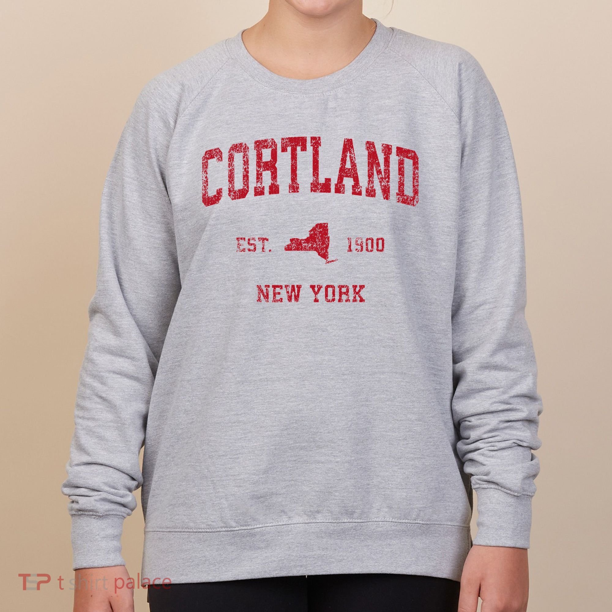 Cortland New York Ny Women's Sweatshirt