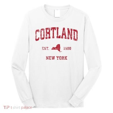 Cortland New York Ny Long Sleeve Shirt