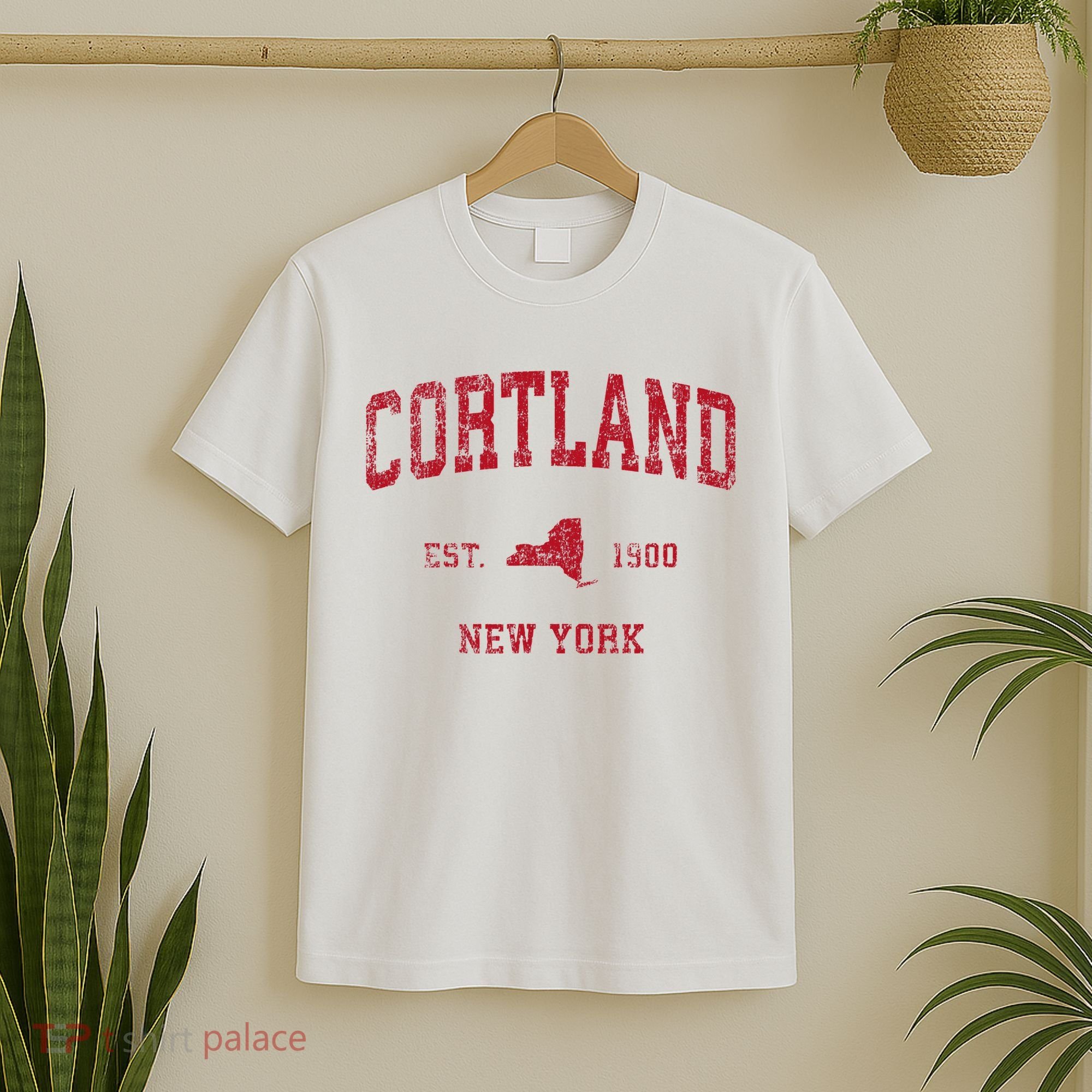 Cortland New York Ny T-Shirt