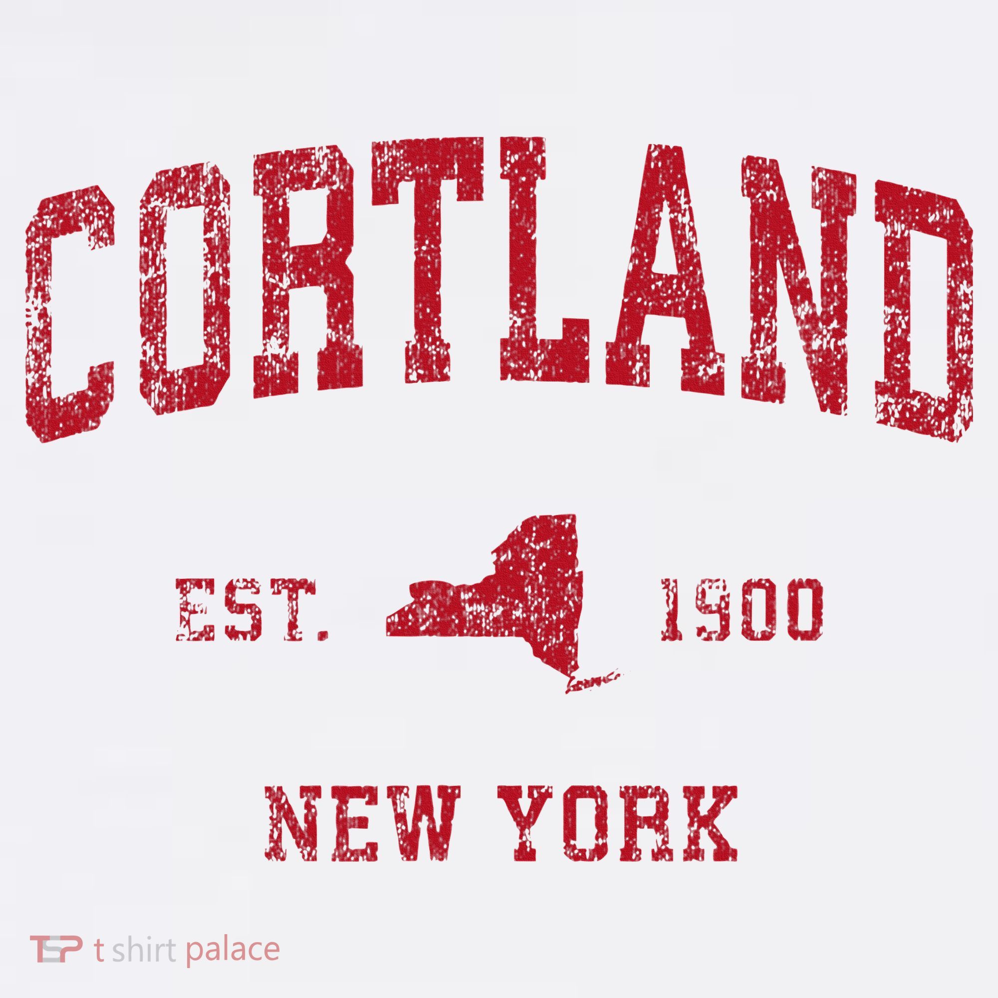 Cortland New York Ny T-Shirt
