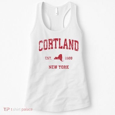 Cortland New York Ny Women's Tank Top
