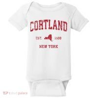 Cortland New York Ny Baby Bodysuit thumb 0