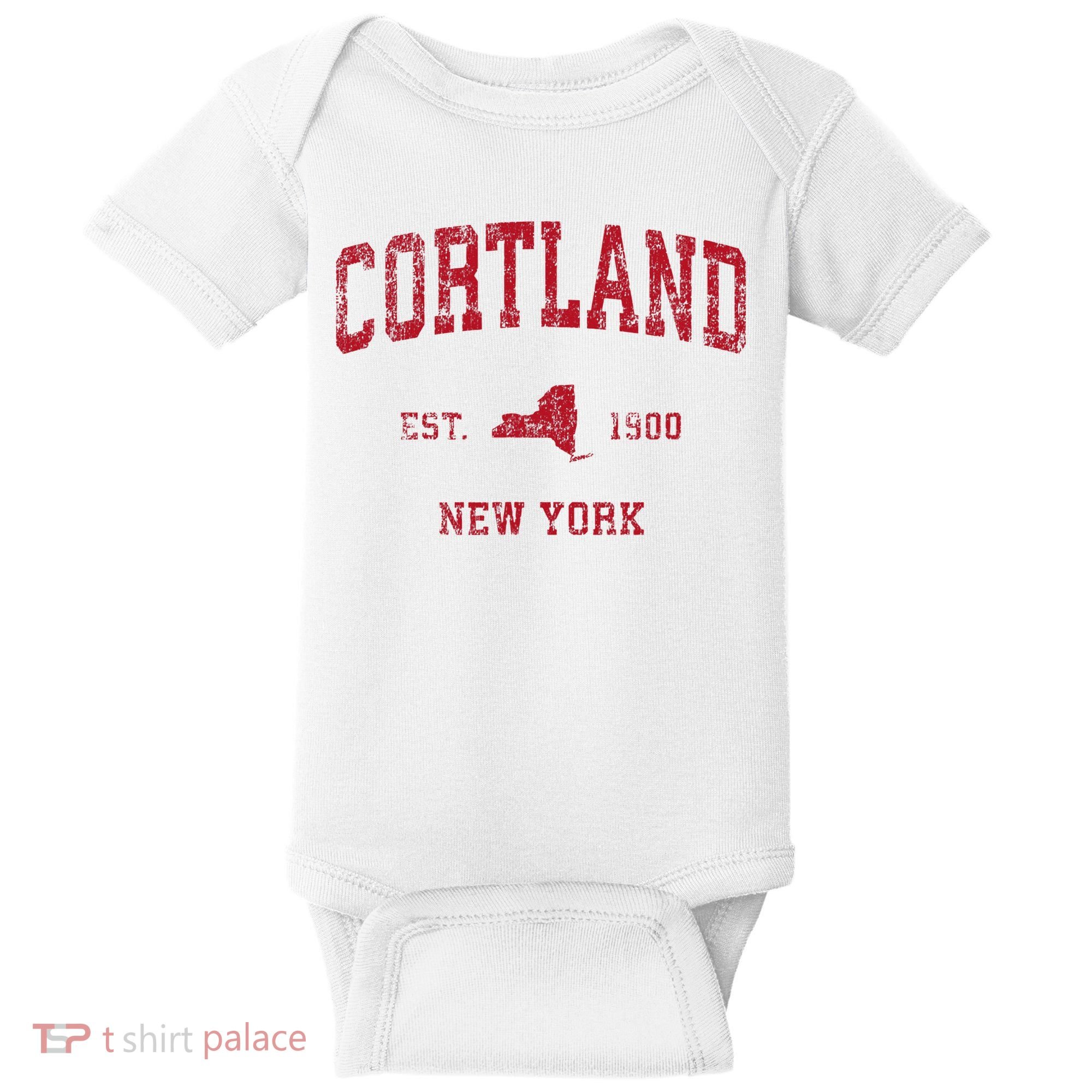 Cortland New York Ny Baby Bodysuit