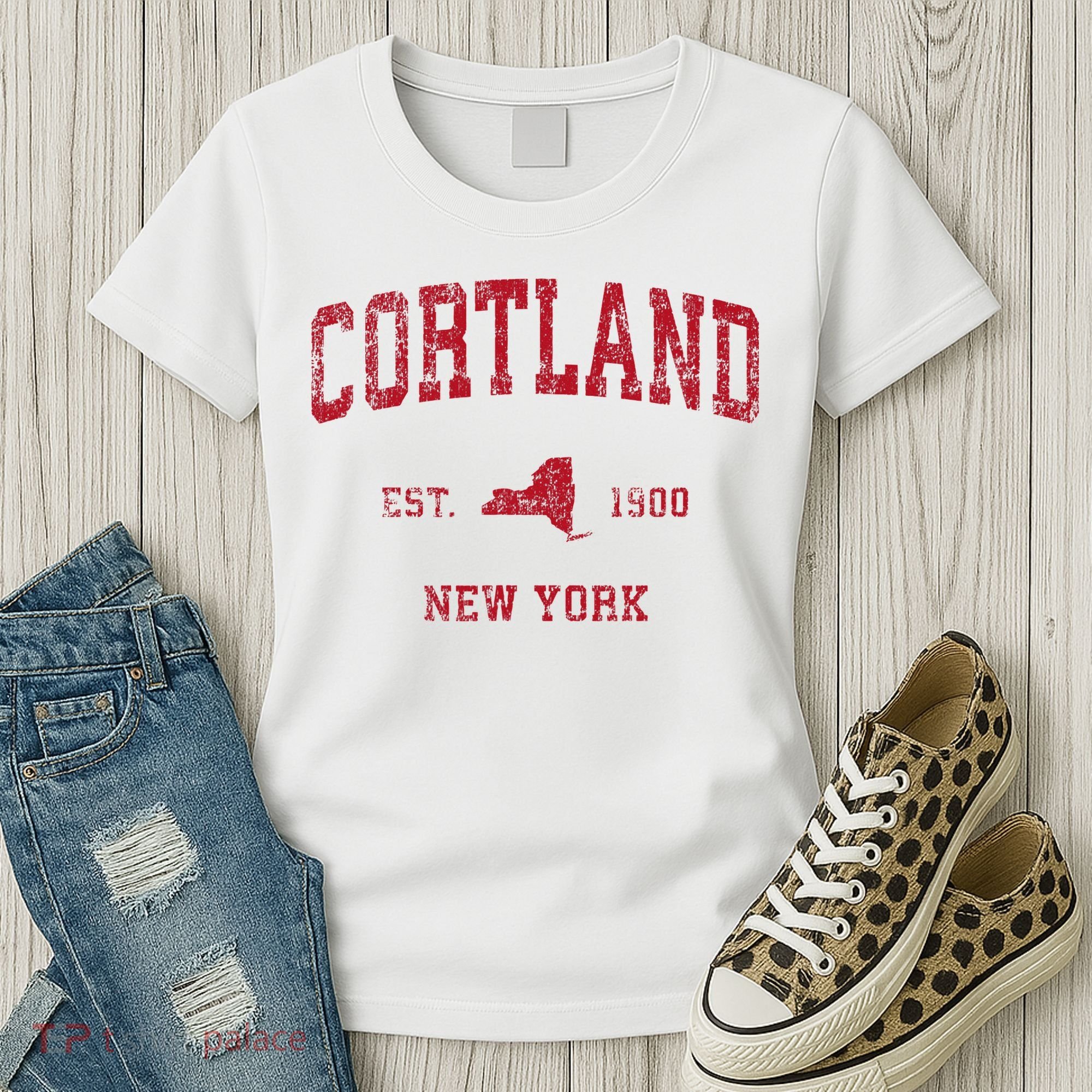 Cortland New York Ny Women's T-Shirt