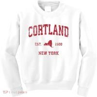 Cortland New York Ny Kids Sweatshirt thumb 0