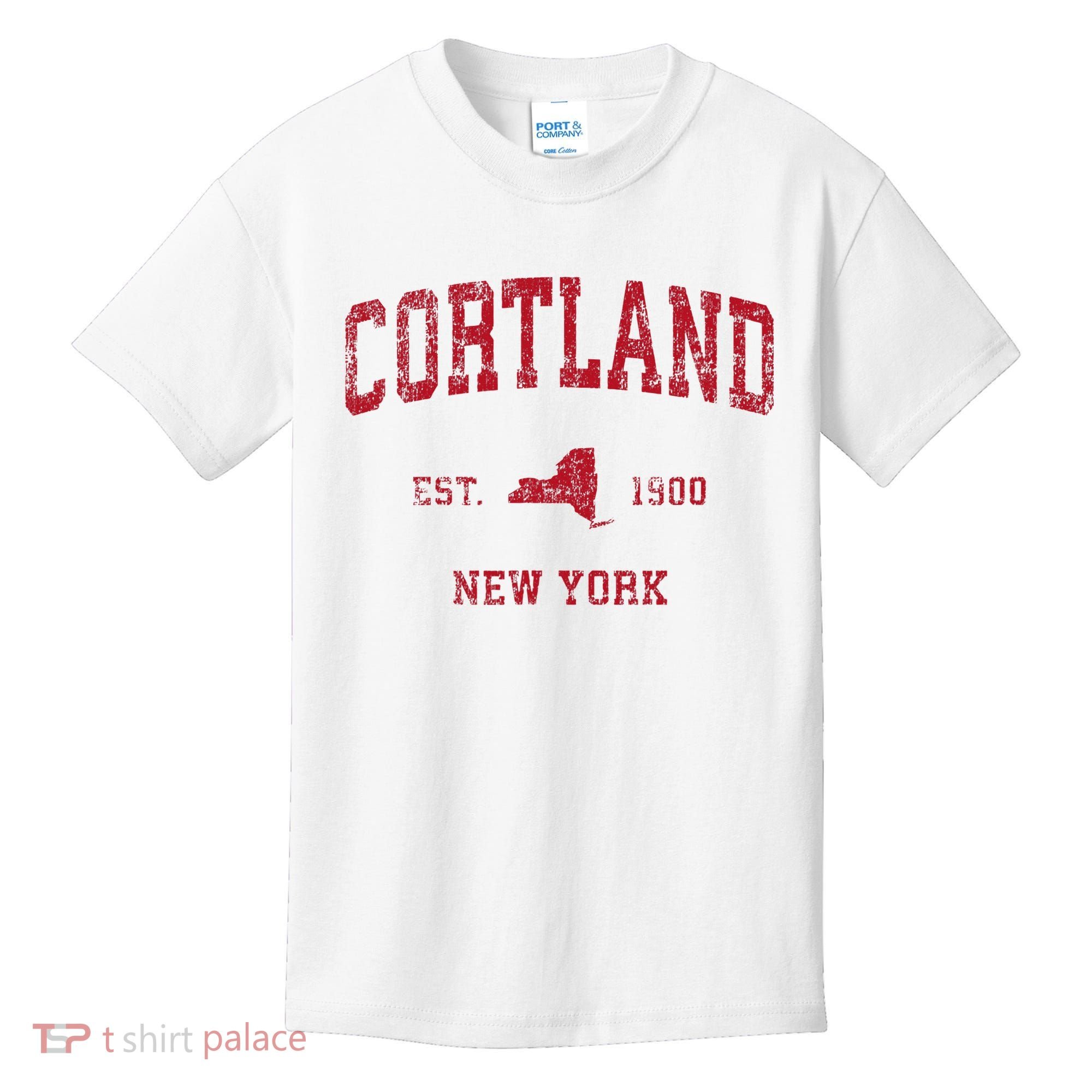 Cortland New York Ny Kids T-Shirt