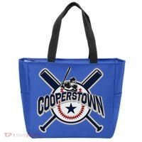 Cooperstown New York Baseball Game Family Vacation Gift Tote Bag thumb 0