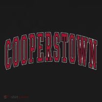 Cooperstown New York Souvenir College Style Red Text Women's Hoodie thumb 2