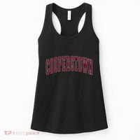 Cooperstown New York Souvenir College Style Red Text Women's Tank Top thumb 0