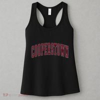 Cooperstown New York Souvenir College Style Red Text Women's Tank Top thumb 3