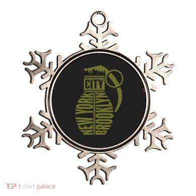 Cool New York City Brooklyn Grenade Design Ornament
