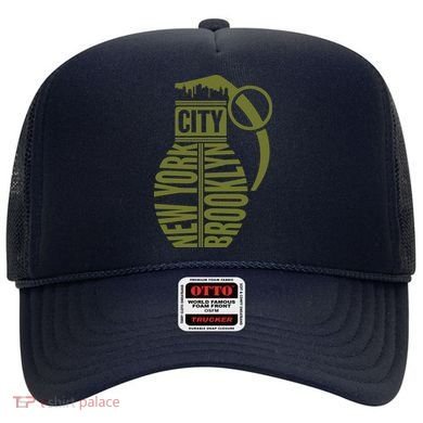 Cool New York City Brooklyn Grenade Design Hat