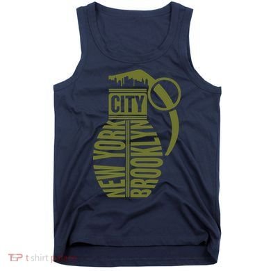 Cool New York City Brooklyn Grenade Design Tank Top