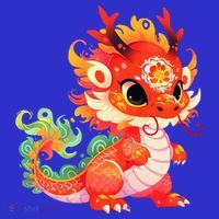 Chinese New Year 2024 Baby Dragon Gifts Celebration  T-Shirt thumb 7