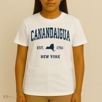 Canandaigua New York Ny Vintage Athletic T-Shirt thumb 4