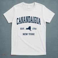 Canandaigua New York Ny Vintage Athletic T-Shirt thumb 5