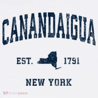 Canandaigua New York Ny Vintage Athletic T-Shirt thumb 7