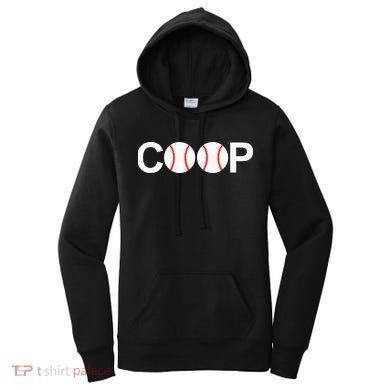 Cooperstown New York Coop Baseball Ny Athletic Women's Hoodie