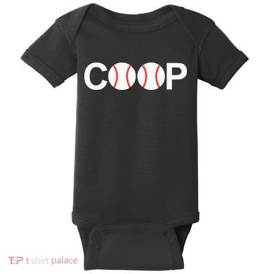 Cooperstown New York Coop Baseball Ny Athletic Baby Bodysuit