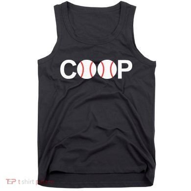Cooperstown New York Coop Baseball Ny Athletic Tank Top