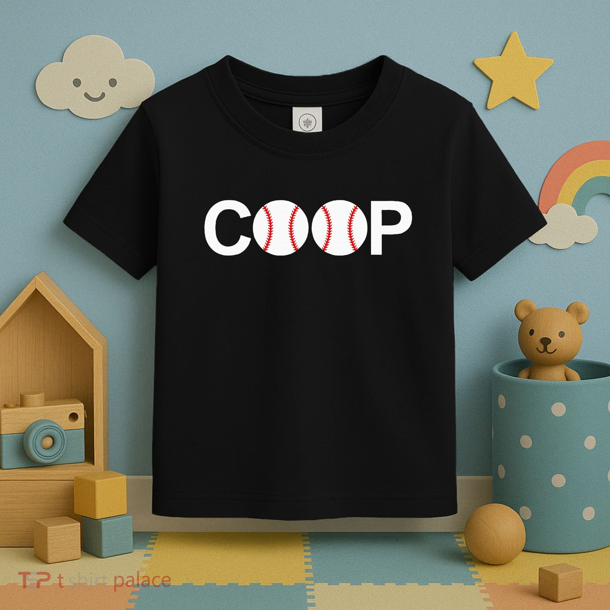 Cooperstown New York Coop Baseball Ny Athletic Toddler T-Shirt