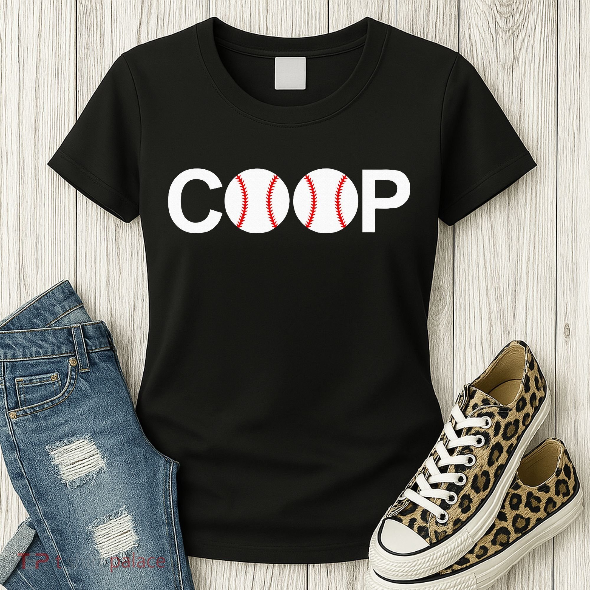 Cooperstown New York Coop Baseball Ny Athletic Women's T-Shirt