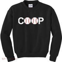 Cooperstown New York Coop Baseball Ny Athletic Kids Sweatshirt thumb 0