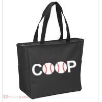 Cooperstown New York Coop Baseball Ny Athletic Tote Bag thumb 2