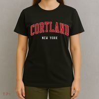 Cortland New York Varsity Sports Style T-Shirt thumb 4