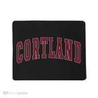 Cortland New York Souvenir College Style Red Text Mousepad thumb 0