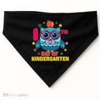Cute Owl 100th Day Of Kindergarten USA-Made Doggie Bandana thumb 0