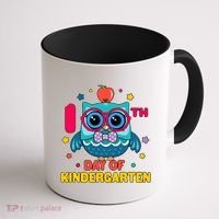 Cute Owl 100th Day Of Kindergarten Coffee Mug thumb 1