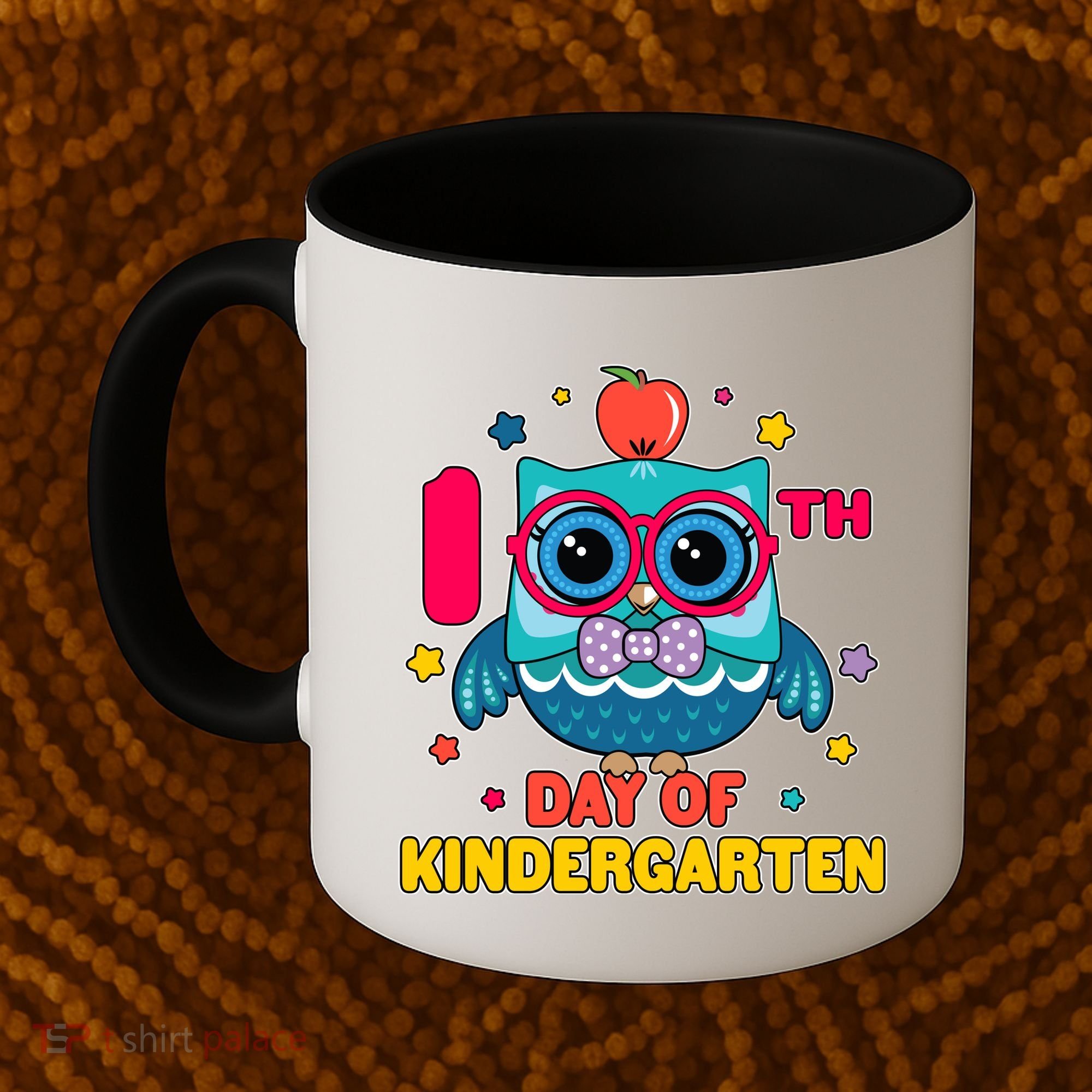 Cute Owl 100th Day Of Kindergarten Coffee Mug