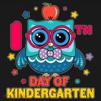 Cute Owl 100th Day Of Kindergarten Women's Hoodie thumb 2