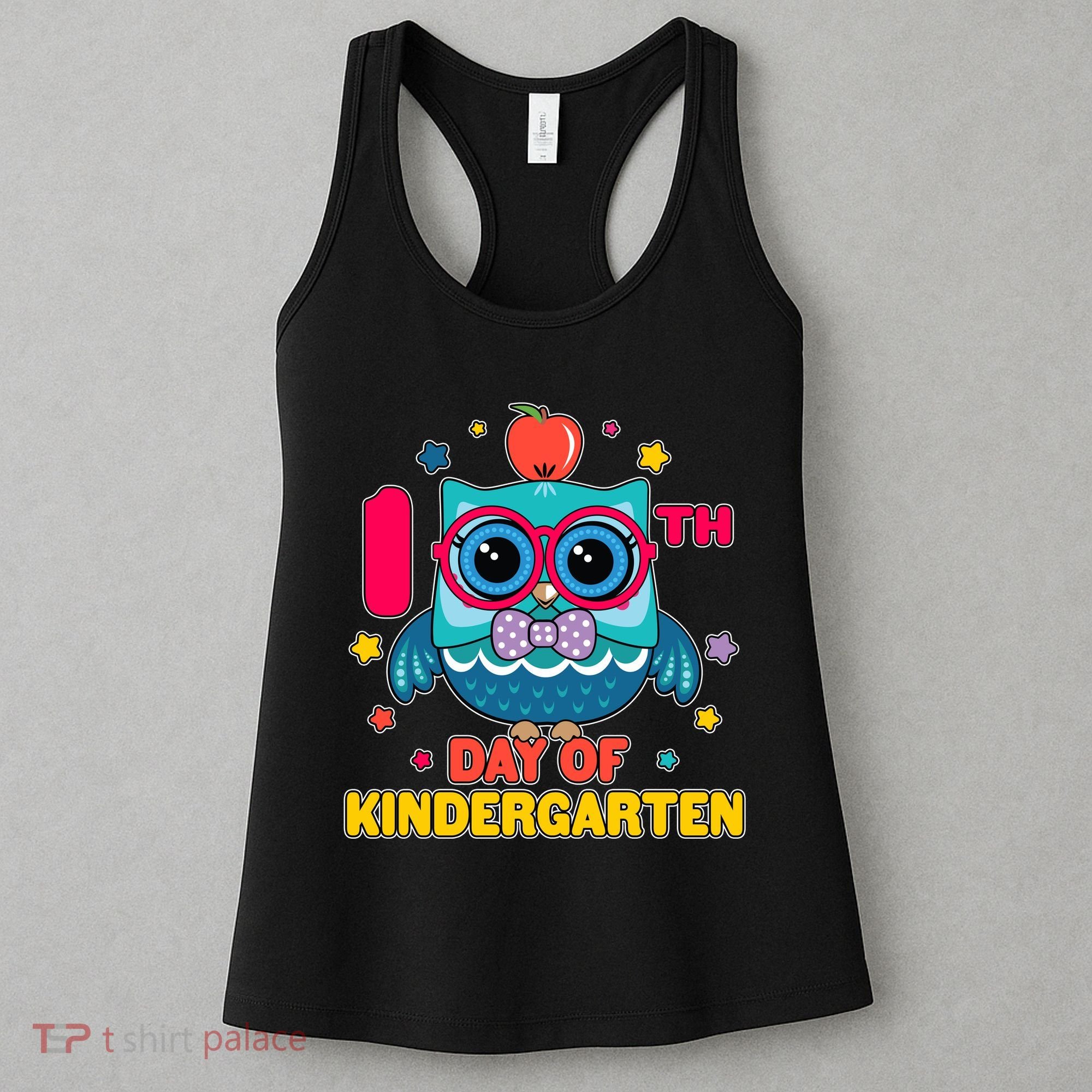 Cute Owl 100th Day Of Kindergarten Women's Tank Top