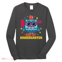 Cute Owl 100th Day Of Kindergarten Long Sleeve Shirt thumb 0