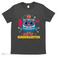 Cute Owl 100th Day Of Kindergarten T-Shirt thumb 0