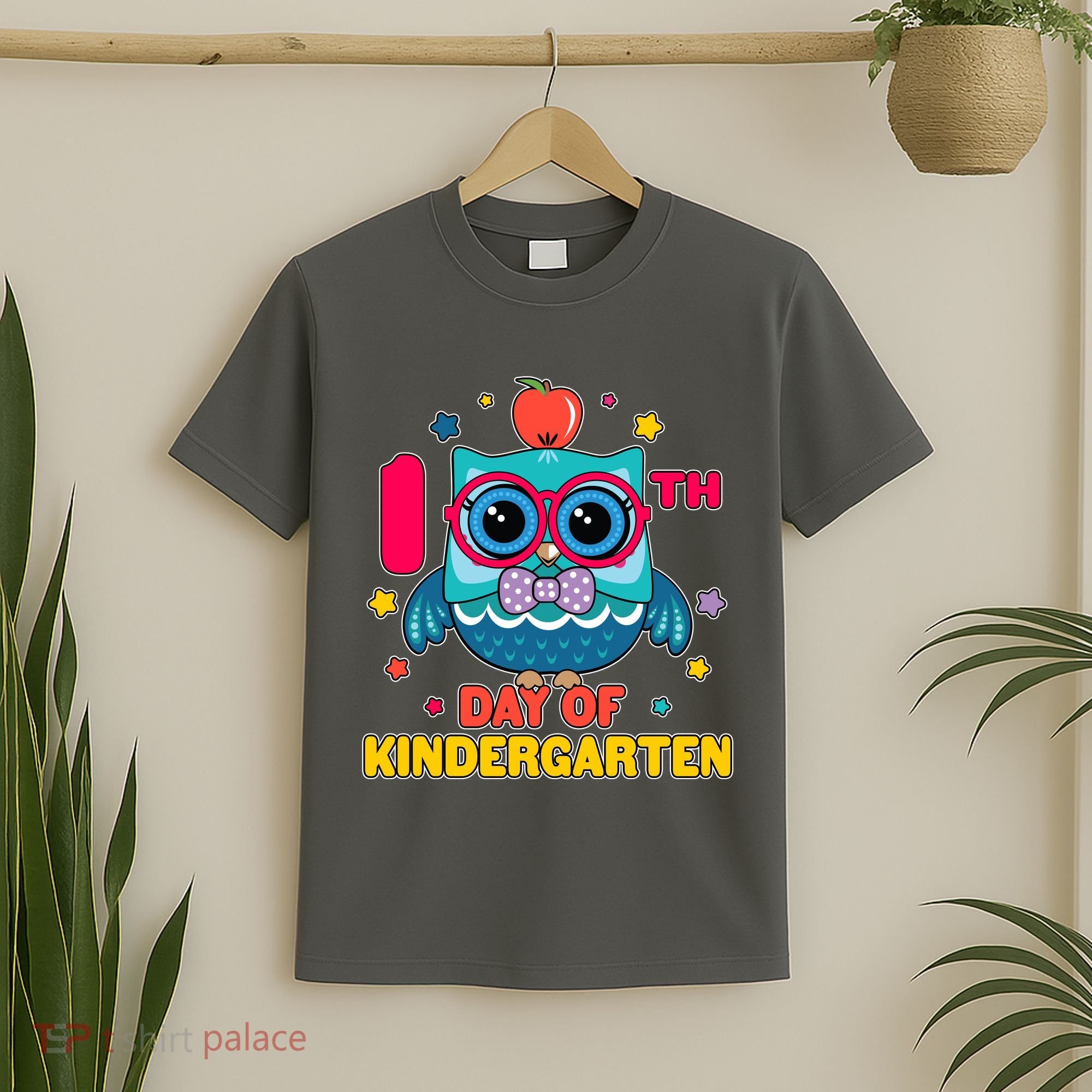 Cute Owl 100th Day Of Kindergarten T-Shirt