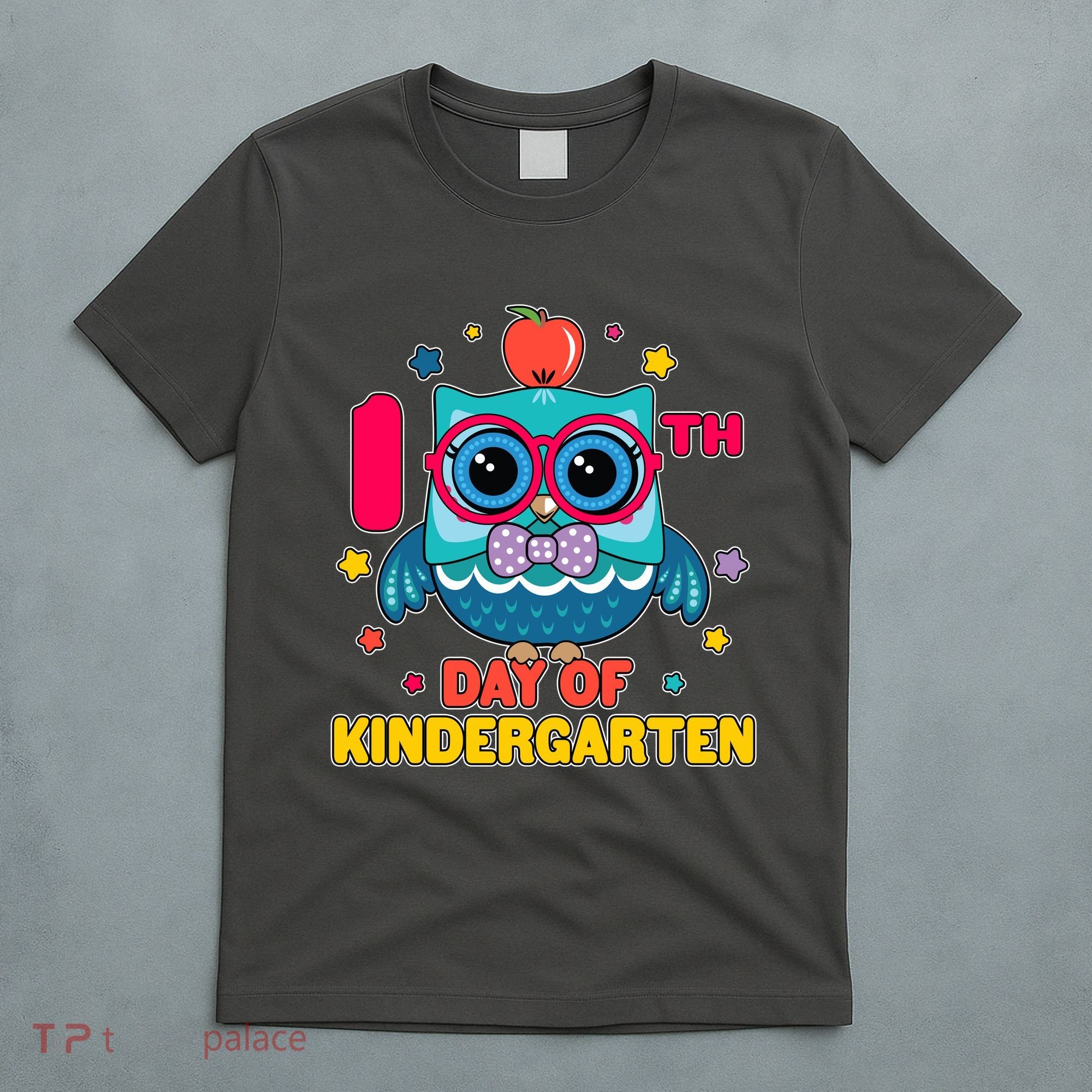 Cute Owl 100th Day Of Kindergarten T-Shirt