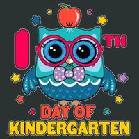 Cute Owl 100th Day Of Kindergarten Coaster thumb 2