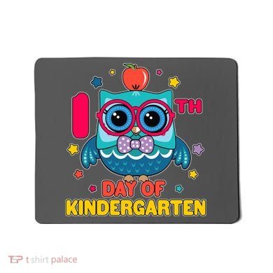 Cute Owl 100th Day Of Kindergarten Mousepad