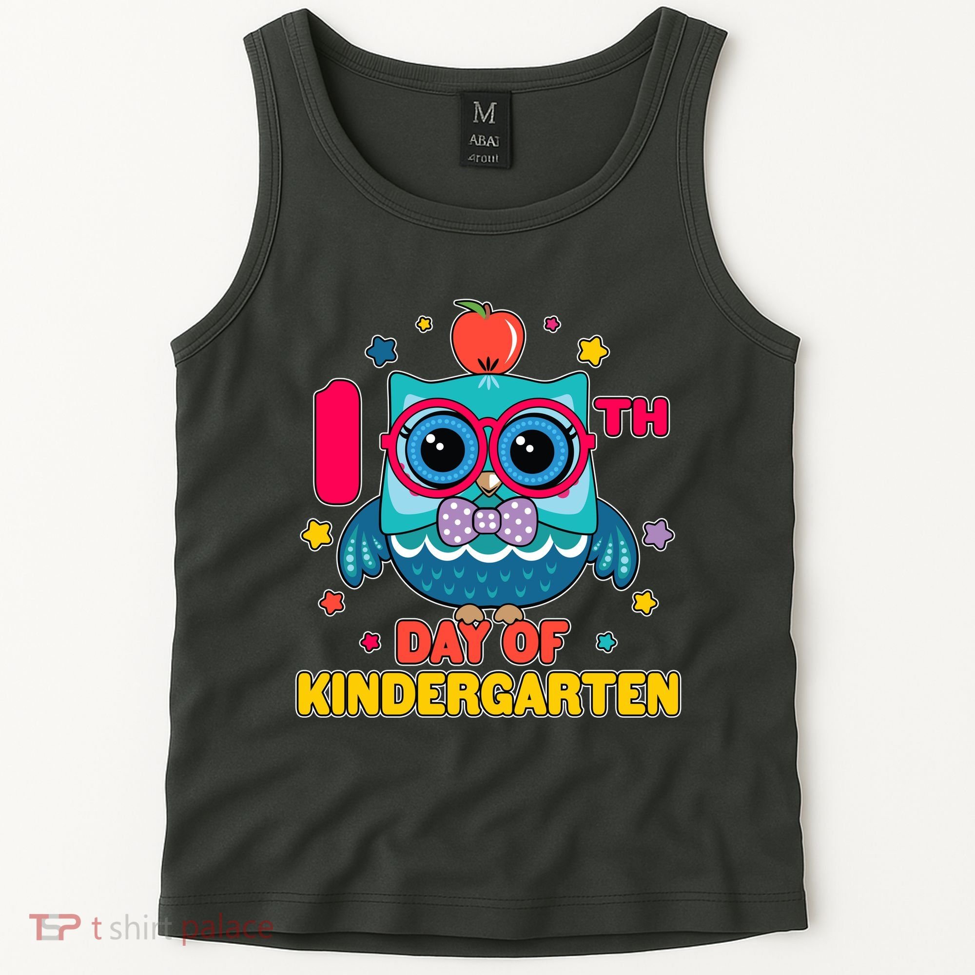 Cute Owl 100th Day Of Kindergarten Tank Top