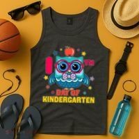 Cute Owl 100th Day Of Kindergarten Tank Top thumb 4