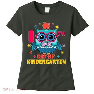 Cute Owl 100th Day Of Kindergarten Women's T-Shirt