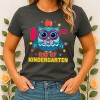 Cute Owl 100th Day Of Kindergarten Women's T-Shirt thumb 2